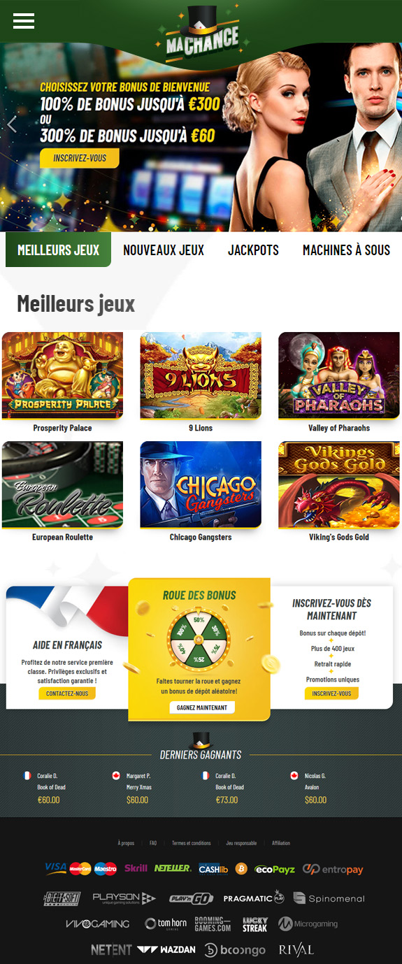 5 exemples incroyables de Casino Machance Bonus